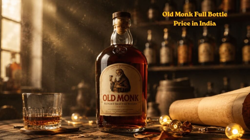 Old Monk Full Bottle Price in India 2026 – Latest State Wise Rates & Buying Guide